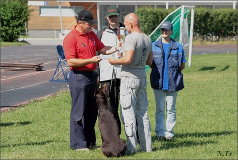 Sasha - Estonia championship 2007  in IPO 3